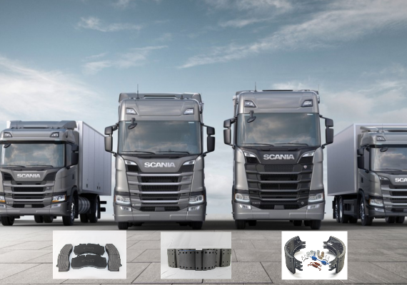 BRAKE PADS FOR SCANIA