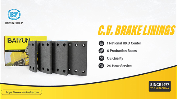 Durable Brake Linings by BAIYUN