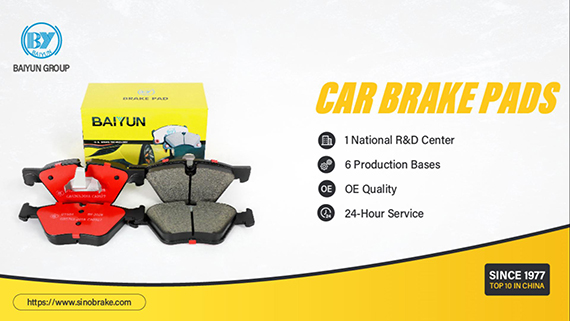 Premium Car Brake Pads by BAIYUN