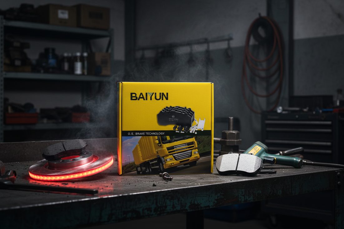 ceramic vs semi-metallic brake pads comparison - BAIYUN Brake