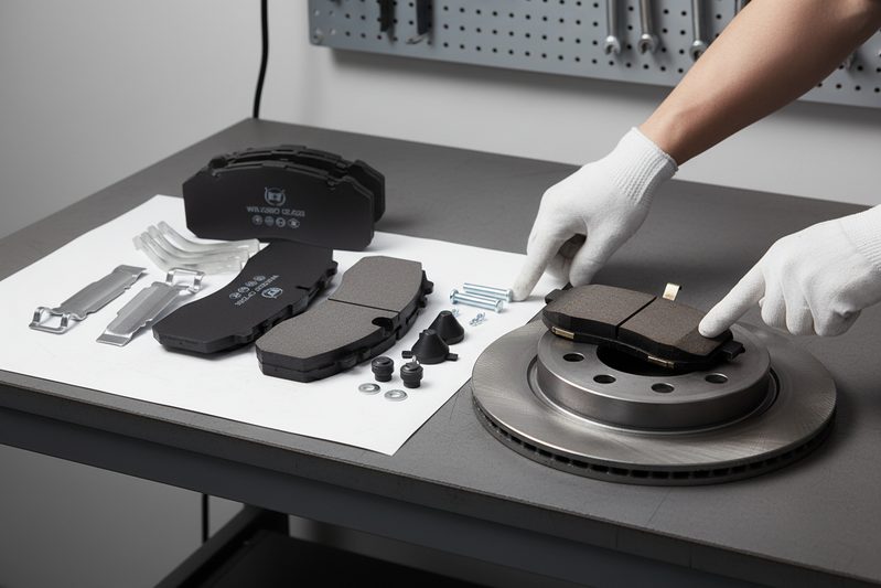 BAIYUN Brake commercial vehicle brake pad with wear indicator - wholesale product range overview