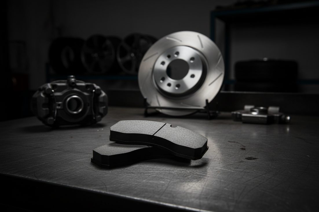 Ceramic vs semi-metallic brake pads comparison test data BAIYUN Brake dynamometer