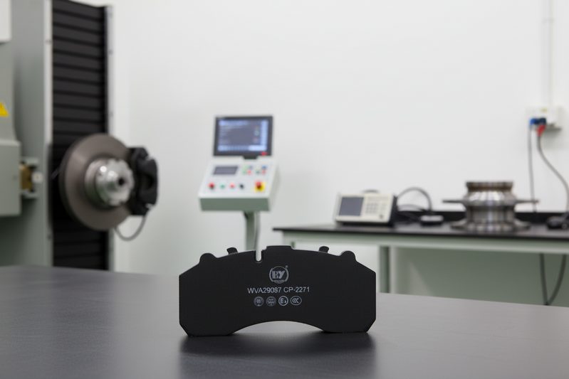 BAIYUN Brake CP2271 ceramic brake pad friction test data in ceramic vs semi-metallic brake pads comparison