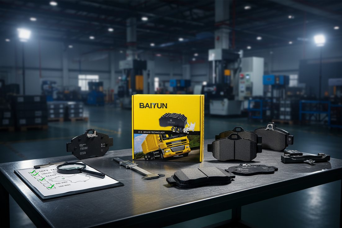Checklist for evaluating Chinese brake pad manufacturers with IATF 16949 and ECE R90 certifications