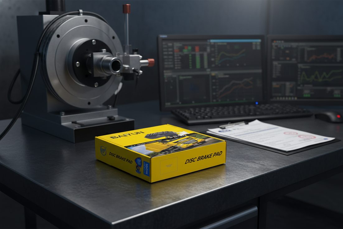 ECE R90 certified brake pads China supplier - braking test laboratory view