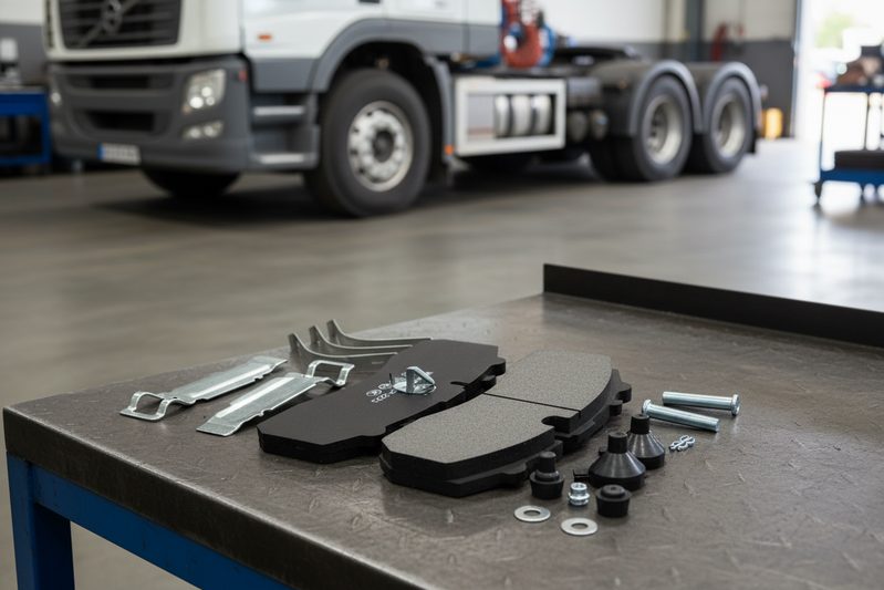 BAIYUN Brake CP2223 brake pad set after proper bedding showing uniform transfer film