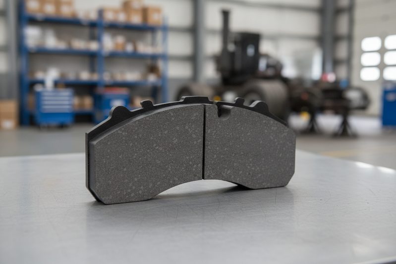 Commercial vehicle brake pad specifications for Kamaz fitment verification