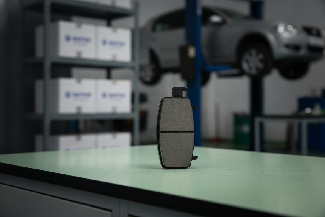 Low copper eco-friendly brake pads manufacturer China – BAIYUN Brake WVA 29087 repair kit box with LeafMark Level N symbol