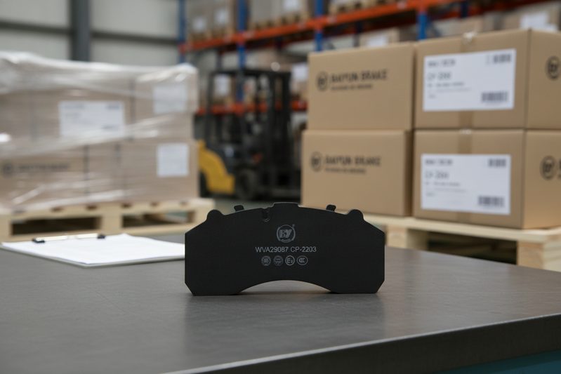 BAIYUN Brake Sinotruk HOWO brake pad guide – wholesale packaging and export-ready brake pad sets