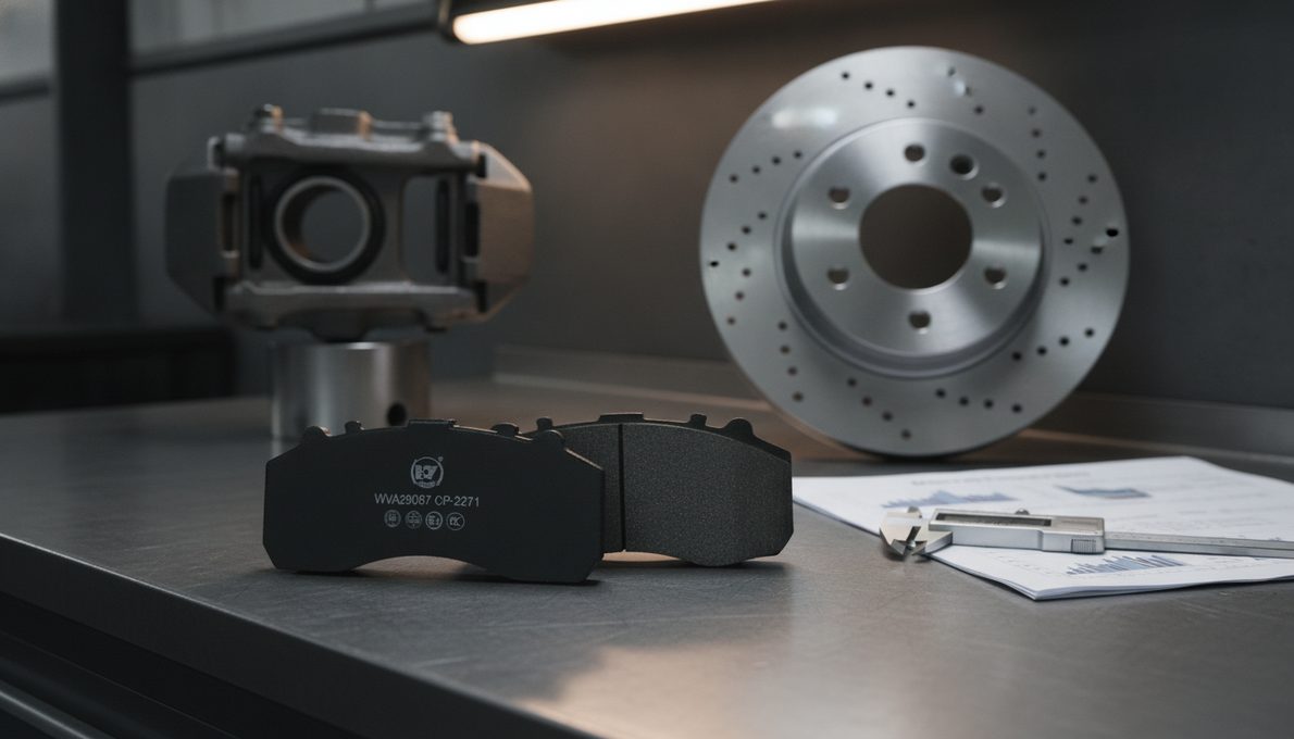 Commercial truck brake pad factory China audit guide with BAIYUN heavy-duty brake pad samples