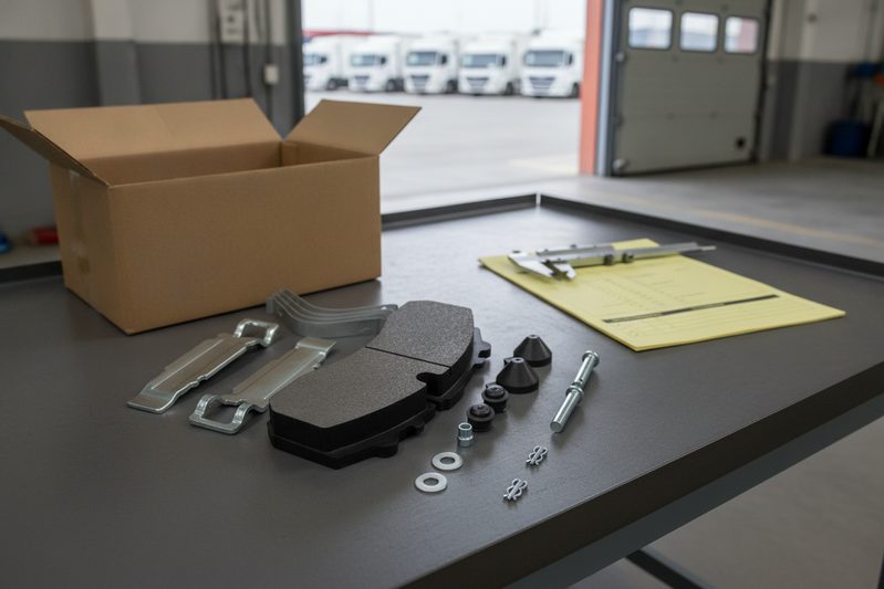 Heavy-duty truck brake pad CP2201 ECE R90 certified for European aftermarket