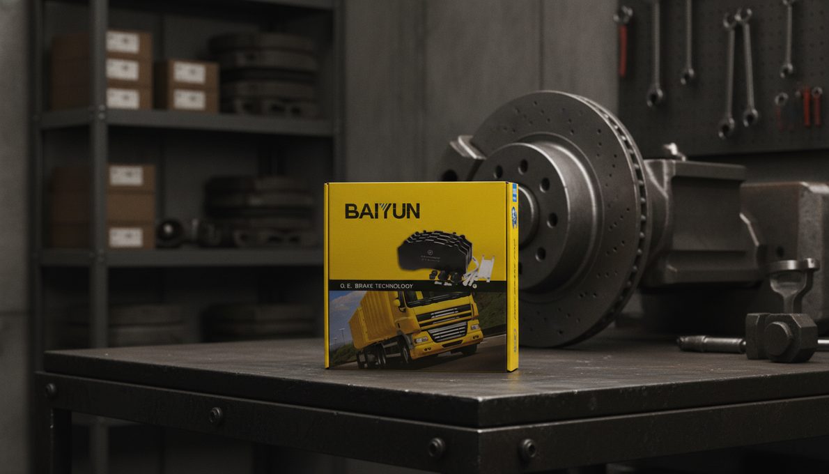 Heavy-duty truck brake pads manufacturer product showcase BAIYUN Brake