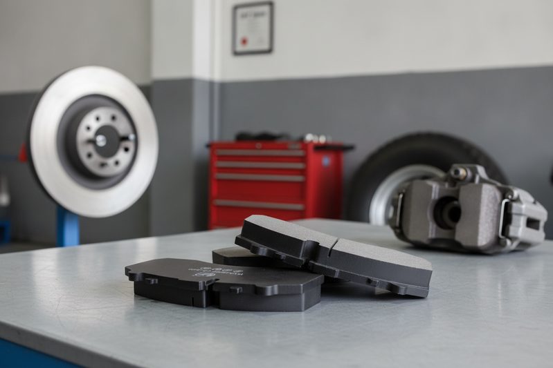 Factory audit for Meritor brake pad supplier selection showing shear strength testing