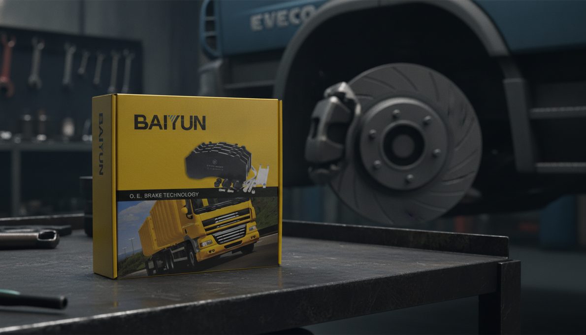Iveco brake pad replacement checklist - BAIYUN Brake WVA 29087 repair kit box