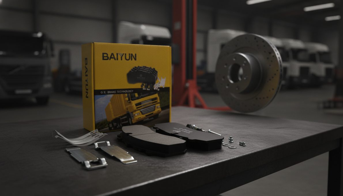 IVECO Daily Commercial brake pad guide - CP2219 pad on a heavy-duty caliper