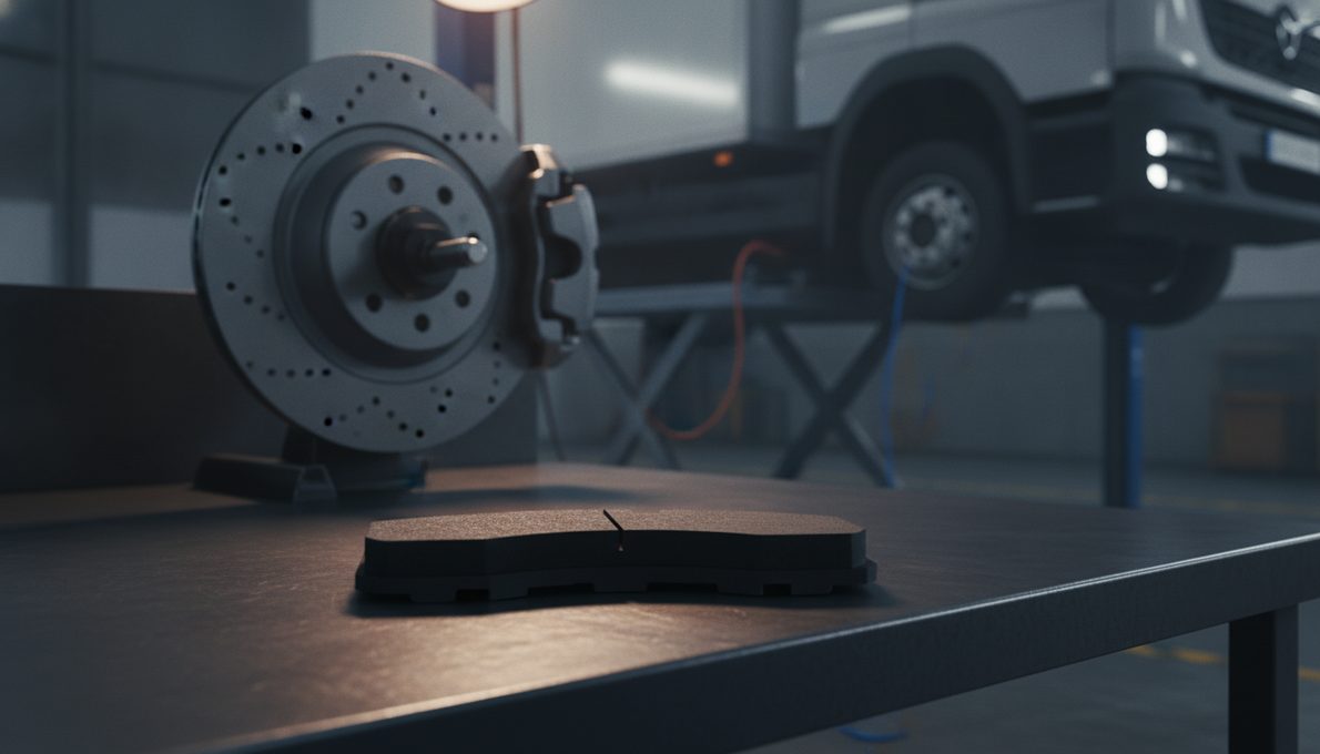 Commercial electric truck fleet maintenance with brake pad box from BAIYUN