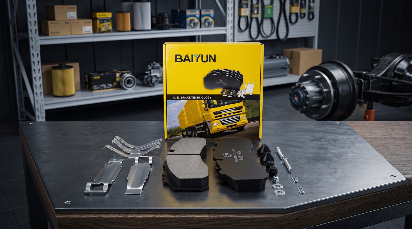 Brake pad MOQ China explained for importers - commercial vehicle brake pads from BAIYUN Brake