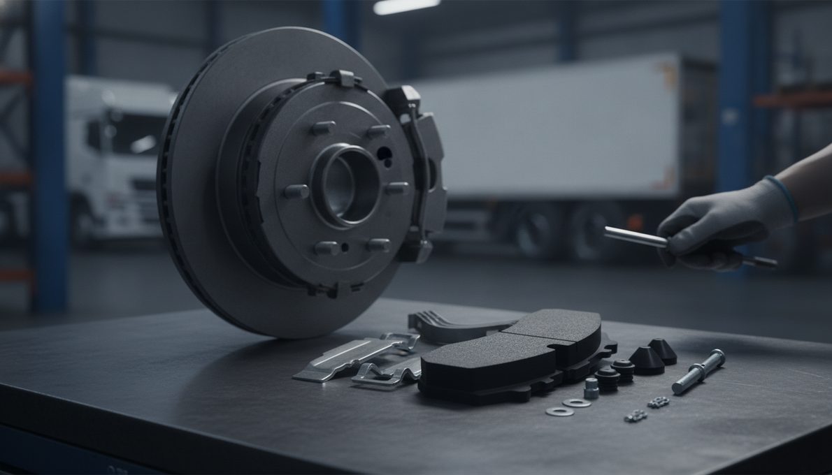 Bendix offers tips to extend disc brake pad rotor life commercial vehicle brake pad inspection