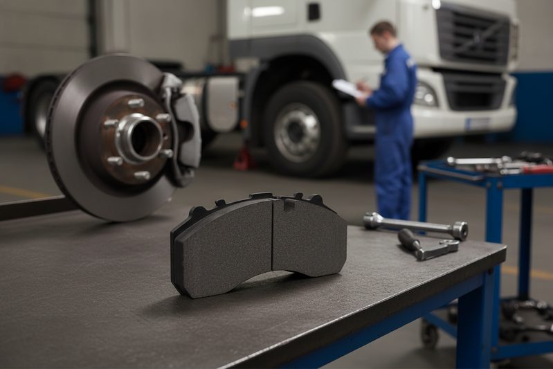 Fleet brake pad supplier wholesale inquiry commercial vehicle brake lining ECE R90 box packaging