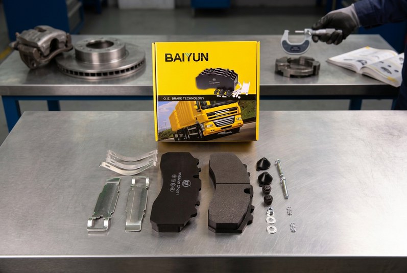 Brake pad friction material and steel backing plate cost factors