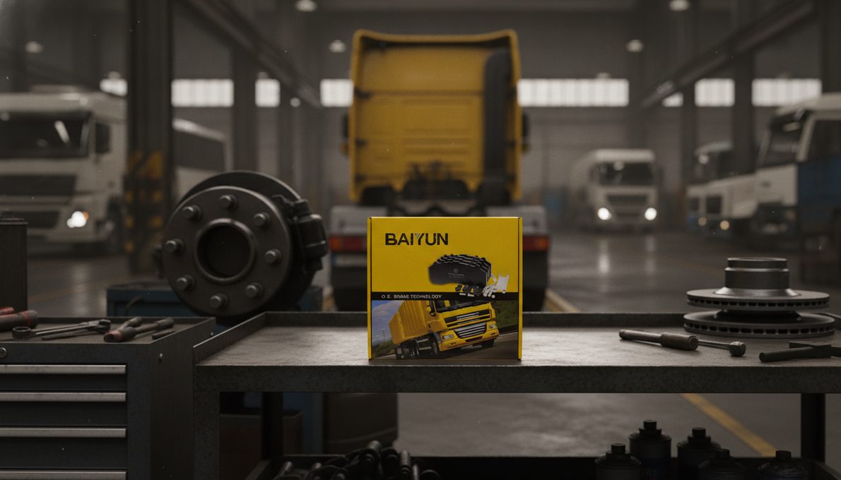 Brake Safety Week kicks off; here’s how to keep your fleet in compliance featured image showing heavy-duty truck brake inspection