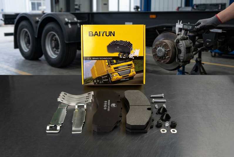 BAIYUN Brake CP2223 commercial fleet brake pad replacement verification