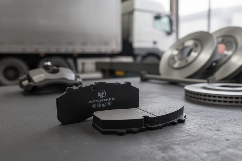 BAIYUN CP2215 commercial vehicle disc brake pad quality inspection with measurement tools