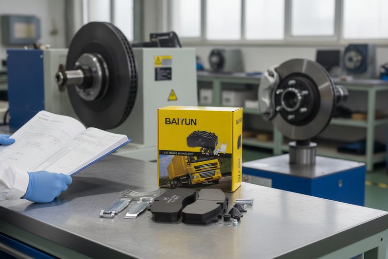 Wholesale commercial vehicle brake pads quality check cp2215 on factory dyno