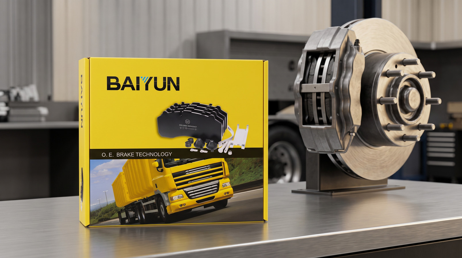 Choose brake pad supplier China - commercial vehicle brake pad and packaging inspection