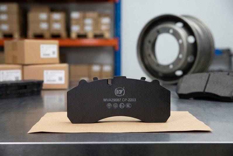 Truck brake pad supplier factory audit - BAIYUN CP2203 commercial vehicle brake pad product