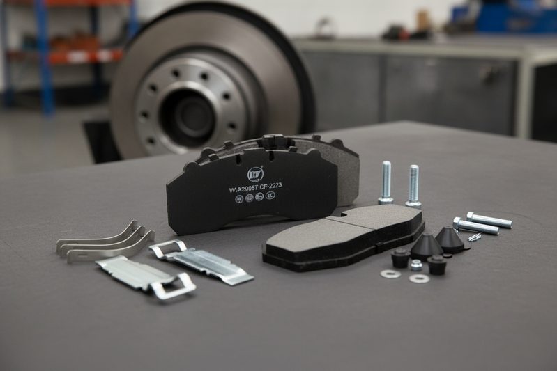 DAF brake pad supplier quality inspection at BAIYUN Brake warehouse