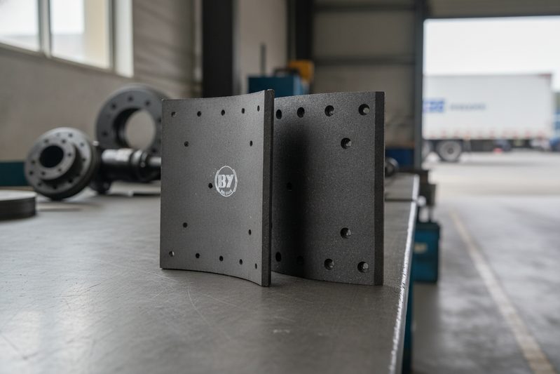 Comparing BAIYUN CG2231 brake pad thickness with OEM specification for commercial vehicles