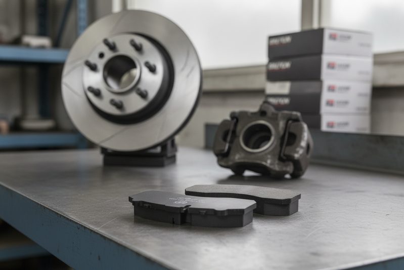 Commercial vehicle brake pads for fleet maintenance