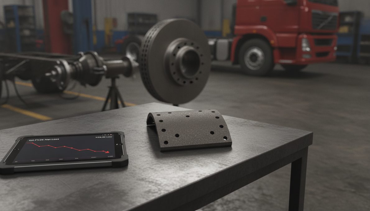 Sundaram Brake Linings Reports Q3 FY26 Net Loss – Commercial vehicle brake pad supplier risk assessment