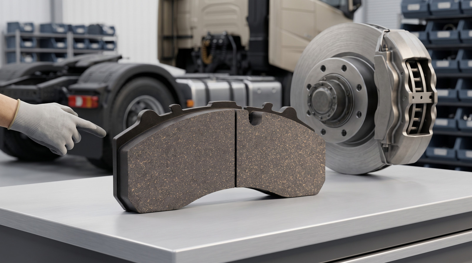 What documents should a brake pad supplier provide for commercial vehicle buyers