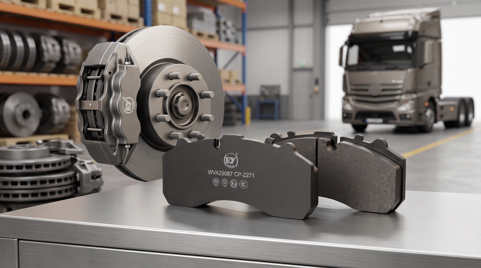 Brake pad MOQ China - commercial vehicle brake pads from BAIYUN Brake factory