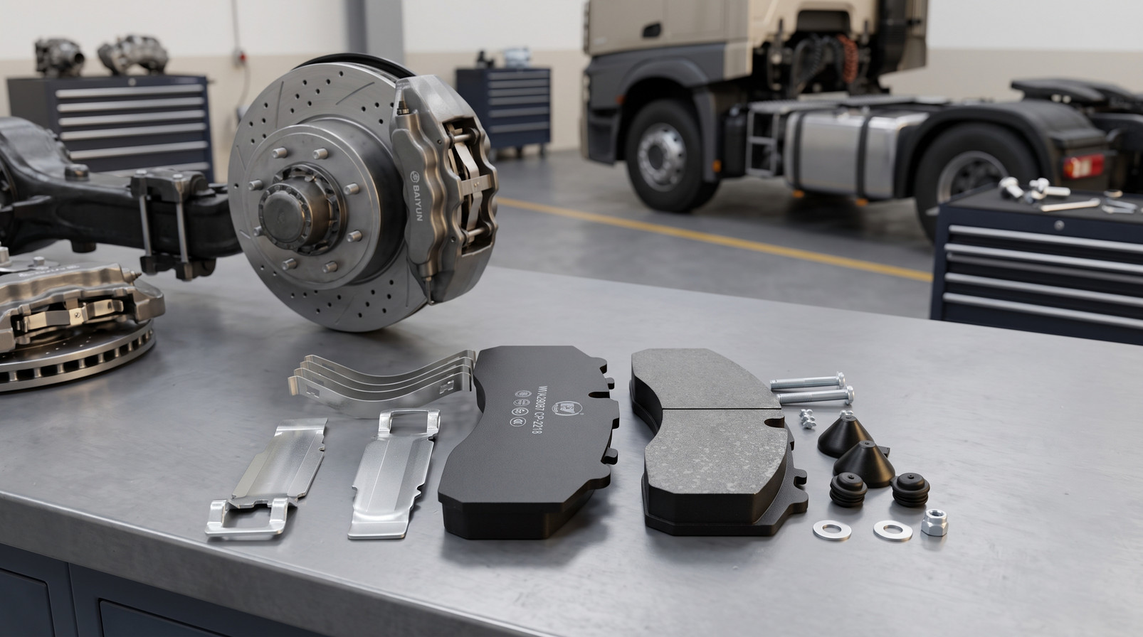 AMECA approved brake pads from China for commercial vehicles - BAIYUN Brake