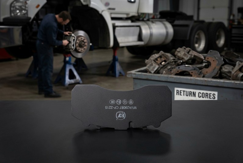 BAIYUN Brake commercial vehicle brake pads for core program sourcing