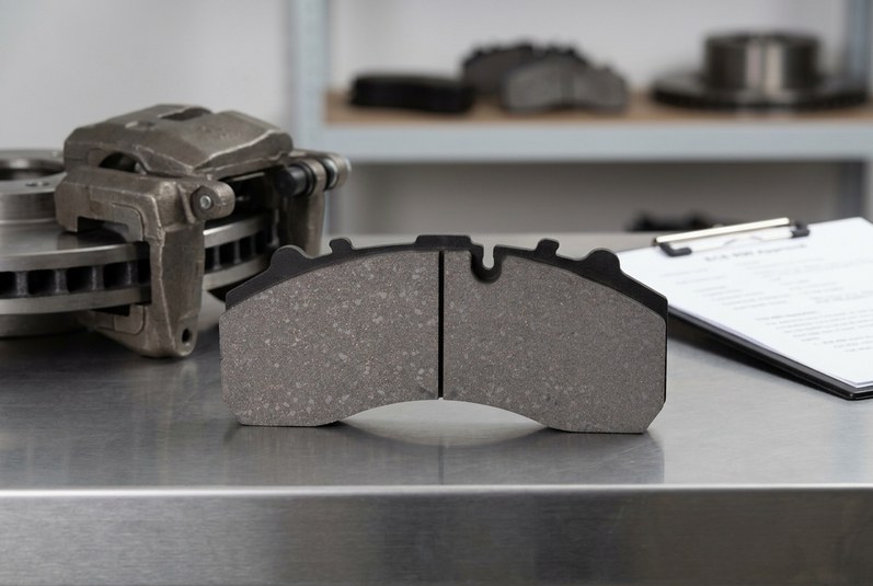 ECE R90 certified Chinese brake pad CP2223 with commercial vehicle brake caliper and disc