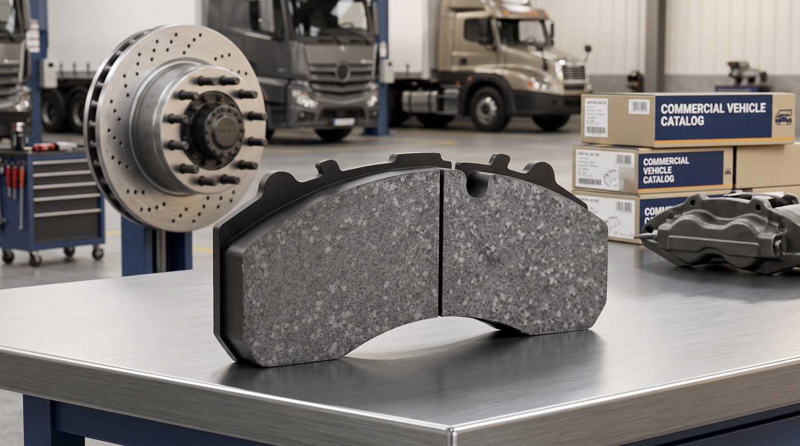 ECE R90 truck brake pads wholesale - BAIYUN Brake CP2218 heavy-duty commercial vehicle disc brake pad