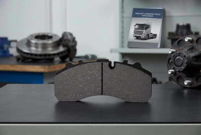 Foton truck disc brake pad dimensional verification and caliper fitment