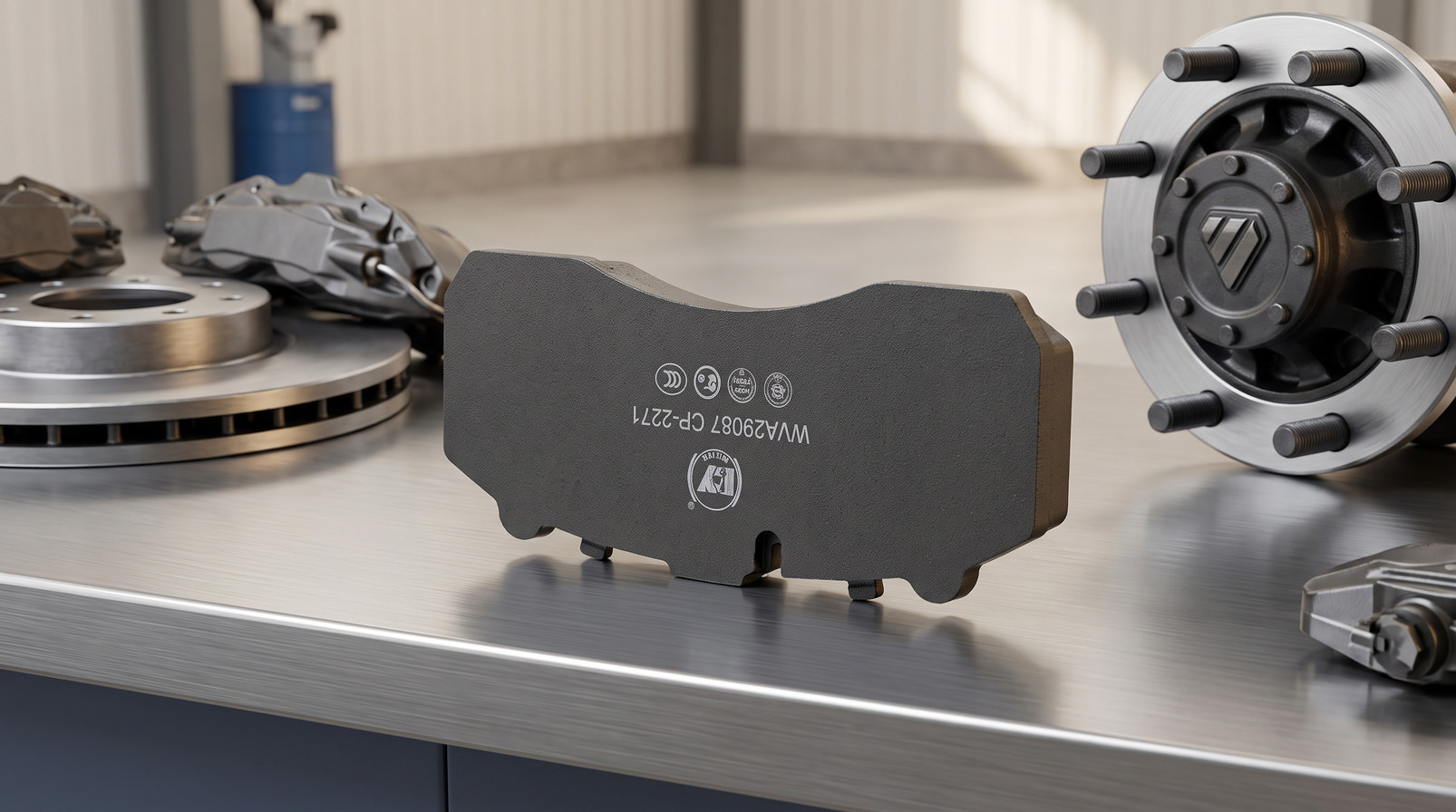 How to choose Foton brake pad supplier - commercial vehicle disc brake pad inspection