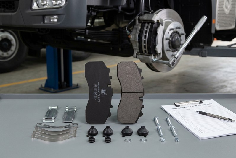 Yutong bus disc brake pad CP2271 supplier verification checklist and inspection