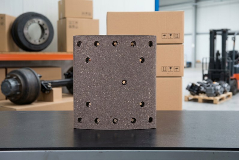 Distributor reviewing commercial vehicle brake lining supplier for fleet maintenance after Rane Q4 results