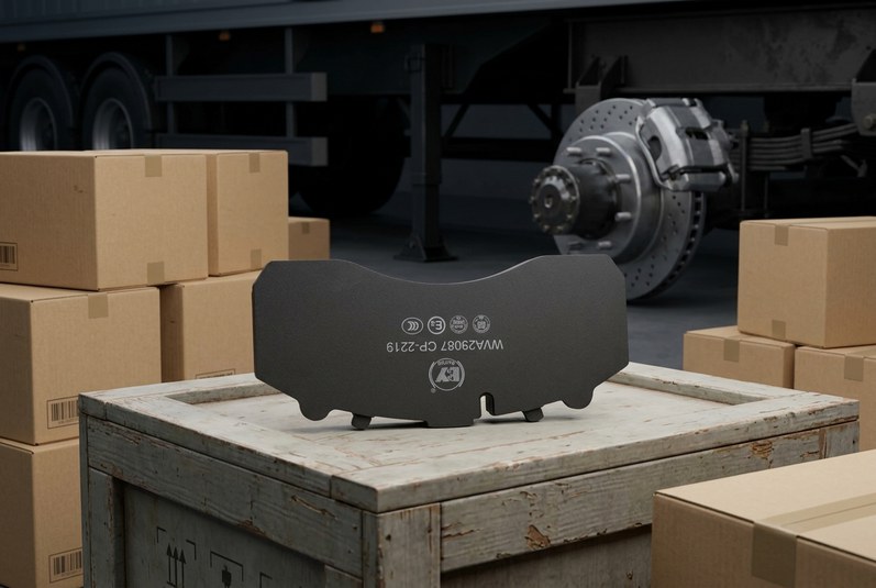 Wholesale commercial vehicle brake pads cp2223 and cp2219 in distributor warehouse