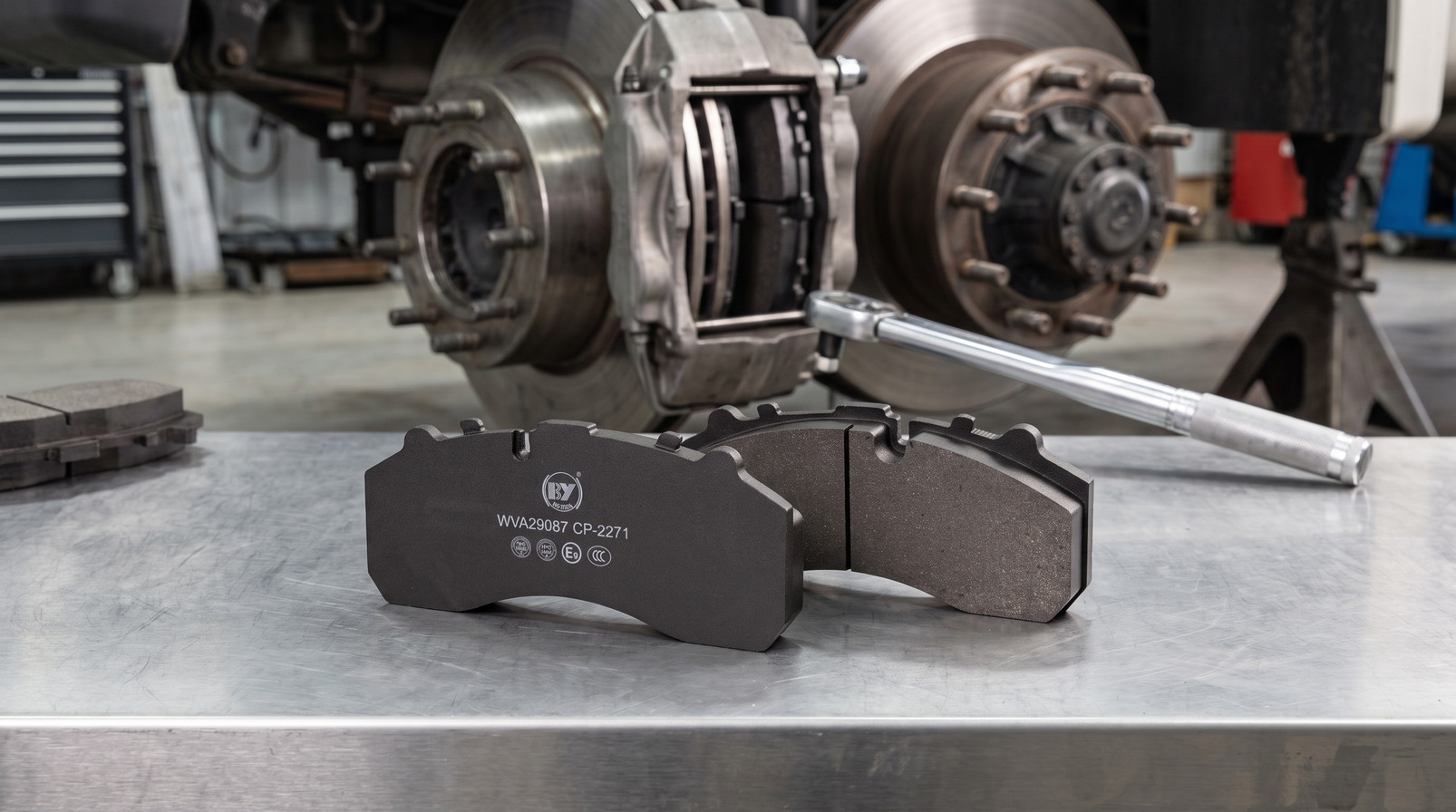 Who else does there own maintenance on their trucks and trailers? Current situation, new calipers, rotors, brake pads and wheel seals on a commercial truck drive axle