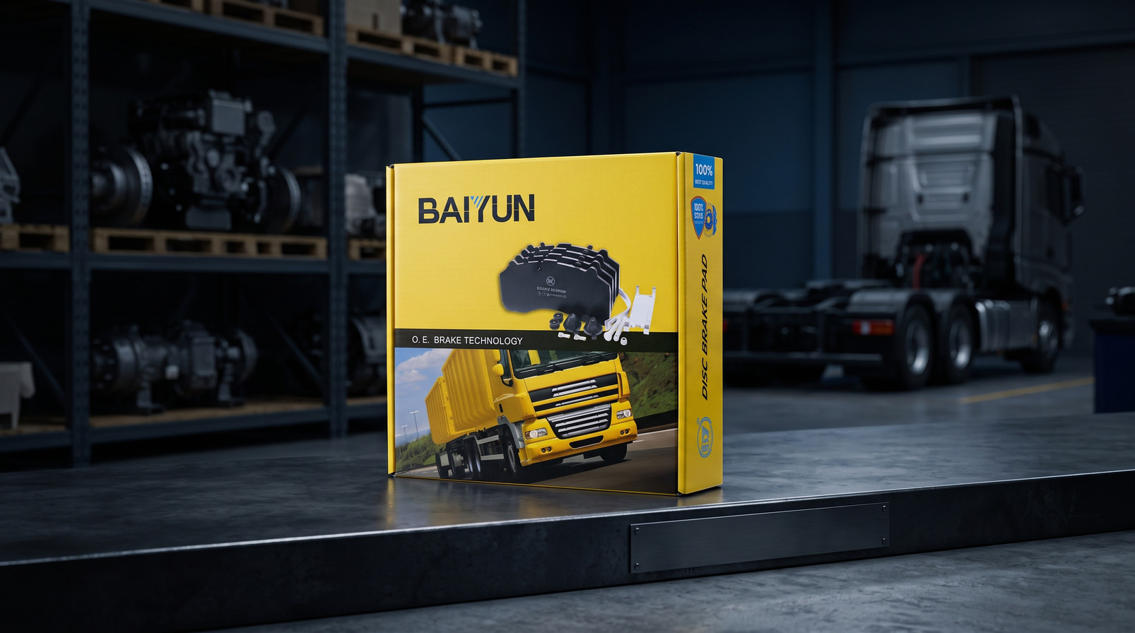 Heavy truck brake pad warranty terms - BAIYUN commercial vehicle brake pad set