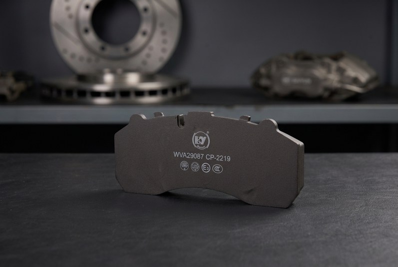 Brake pad performance European commercial vehicles - CP2219 pad installed in commercial caliper