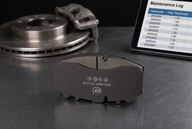 China brake manufacturer BAIYUN Brake commercial vehicle pad quality verification