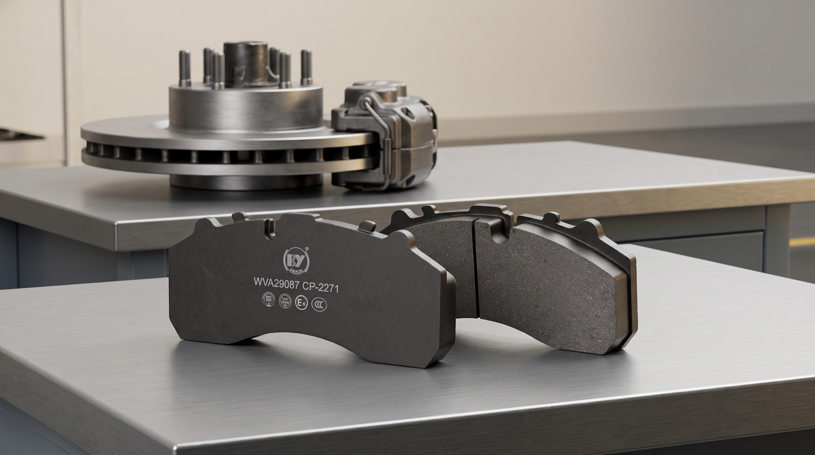 Brake pad warranty terms China commercial vehicle brake pad inspection